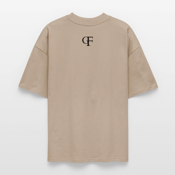 OVERSIZE WARRIOR - CREAM - gris piedra