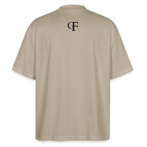 OVERSIZE WARRIOR - CREAM - gris piedra