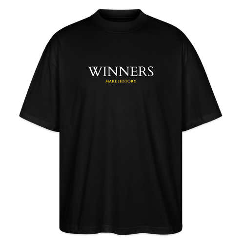 OVERSIZE - WINNERS MAKE HISTORY - negro
